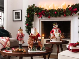 Christmas figurines, angel figurines & Christmas music boxes in