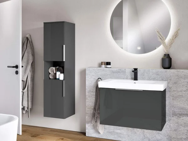 Waschbeckenunterschrank in Grau für Ihr Badezimmer