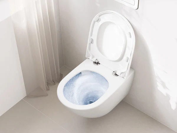 Subway 3.0 wall-mounted WC with active TwistFlush: powerful water vortex for perfect hygiene.