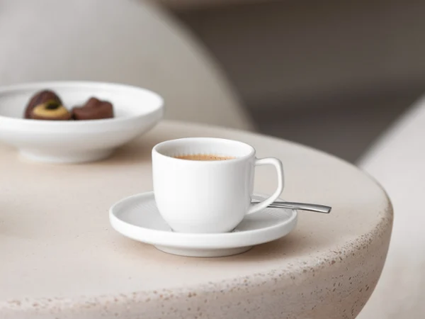 Coffret 6 tasses expresso + cuillères Moka - Lebrun