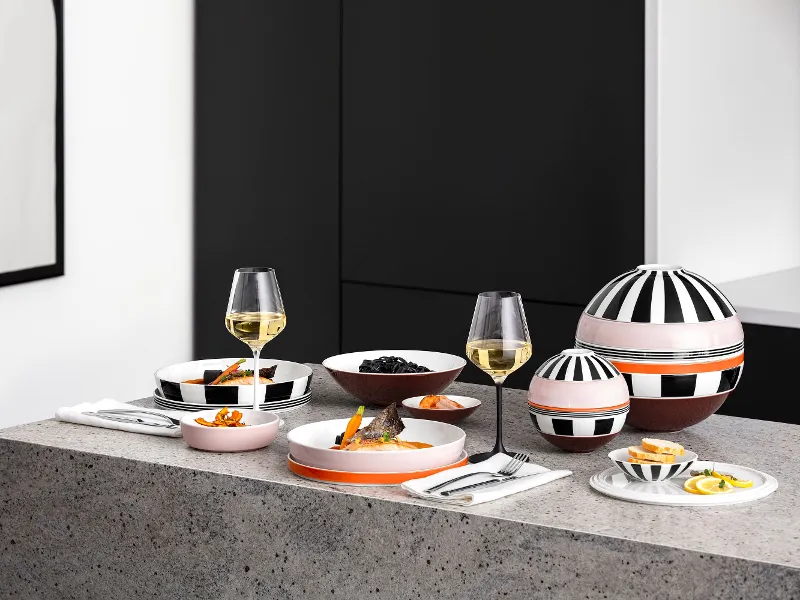 食器 villeroy&boch LA BOULE Iconic La Boule 7-Piece Dinnerware Set (Memphis) | Villeroy