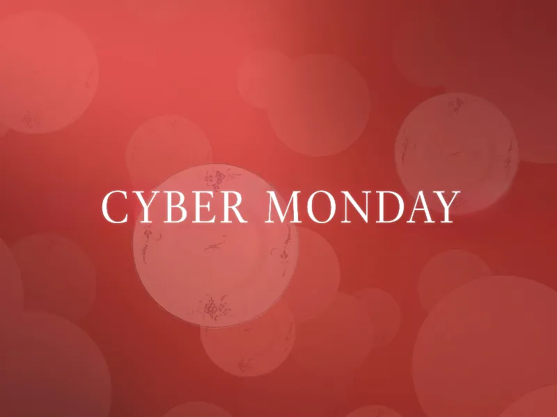 Cyber Monday sale page banner 