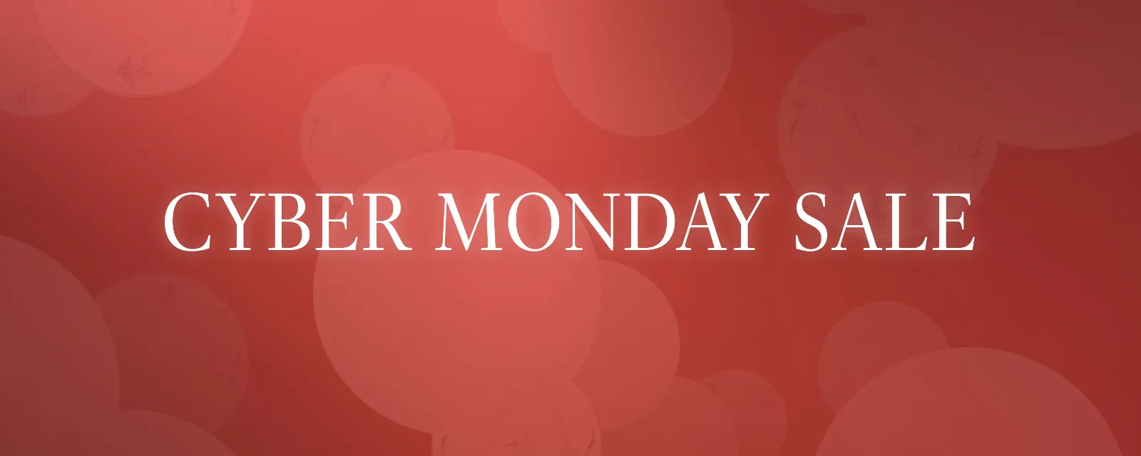 cyber monday promo header image