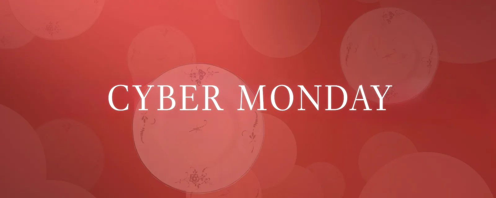 Cyber Monday sale page banner 