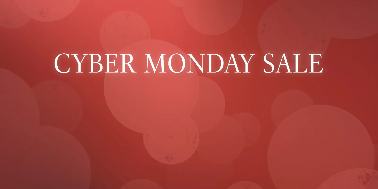 cyber monday promo header image