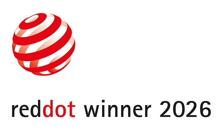 Red Dot Design Award Logo 2026 Official Red Dot Award logo 2026 – international seal of quality for excellent product design.